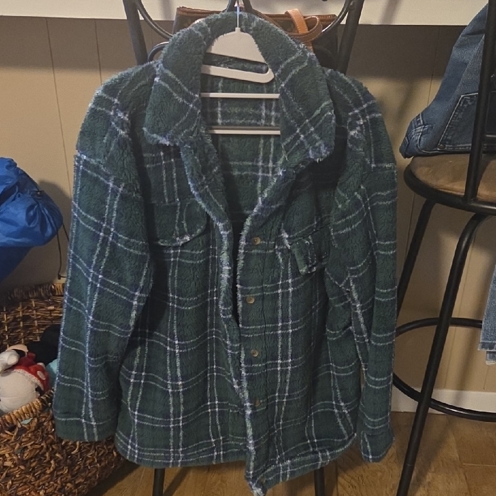 Green Plaid Jacket